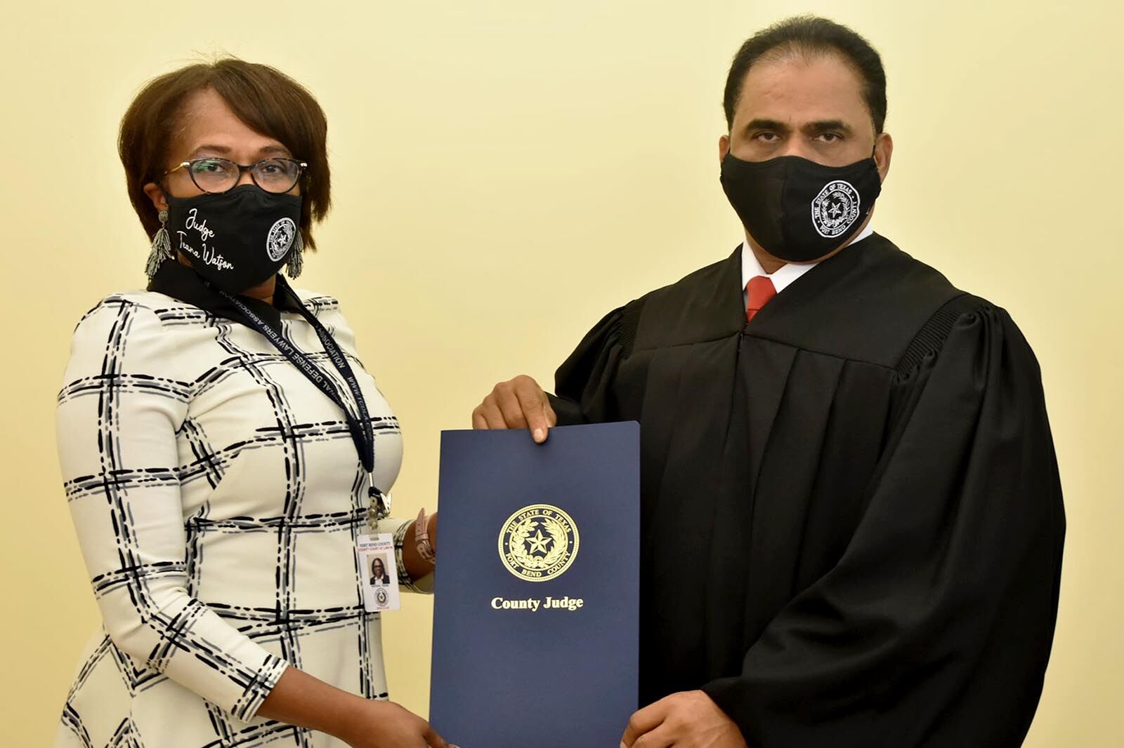 Judge KP George and Judge Teana Watson